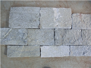 Silver Grey Wall Cladding, Grey Quartzite Wall