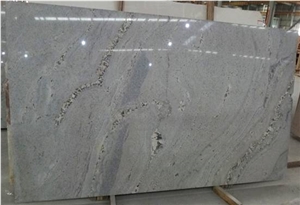 Piracema White Granite Slabs, Brazil White Granite