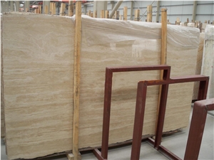 White Travertine Slab