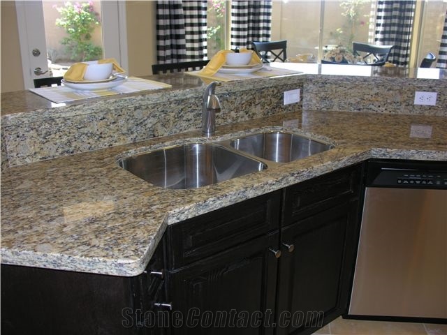 Yellow Butterfly Countertop, Butterfly Yellow Granite Countertop