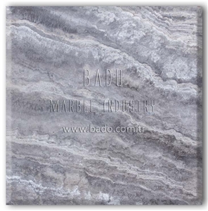 Silver Travertine Slabs, Iran Grey Travertine