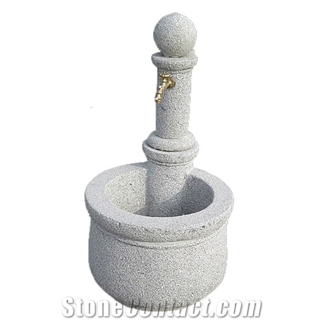 Garden Stone Washing Fountain, Grey Granite Fountain