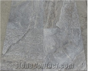 Silver Travertine, Turkey Grey Travertine Slabs & Tiles