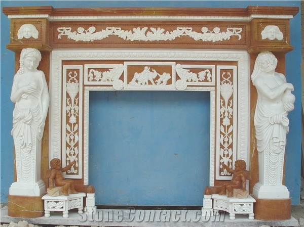 Black Marble Fireplace