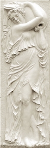 Relief Marble Carving Etching, White Marble Etching