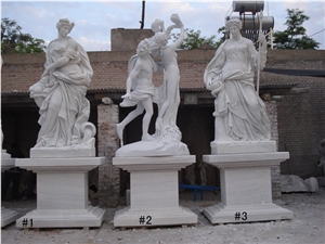 White Marble Statue