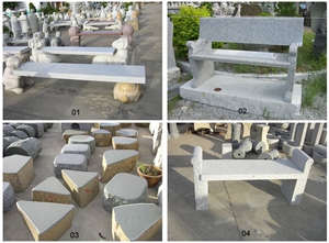Stone Bench & Table