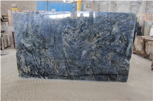 Blue Bahia Granite Slabs, Brazil Blue Granite