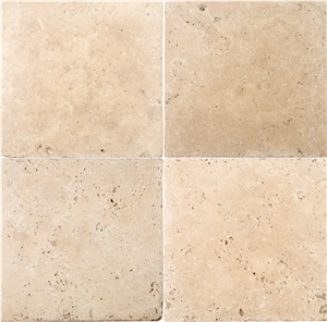 Light Tumbled Travertine, Denizli Light Travertine Slabs