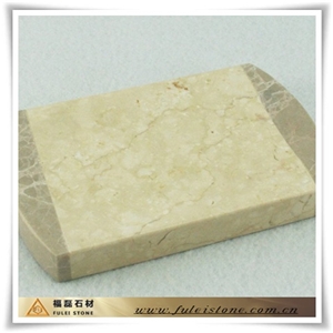 Beige Marble Bath Accessories