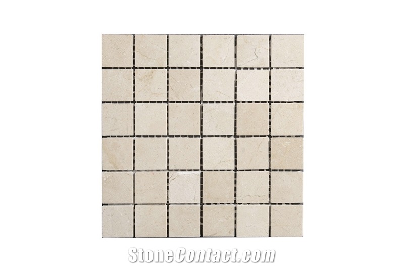 Beige Limestone Mosaic Tile