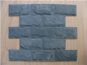 Black Mushroom Slate Tile
