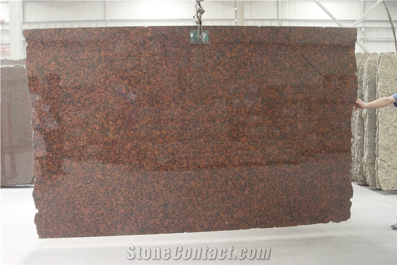 Red Brown Granite Slab
