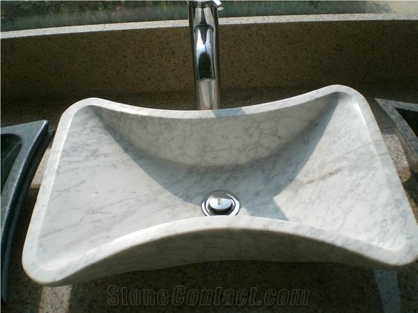 White Marble Sink