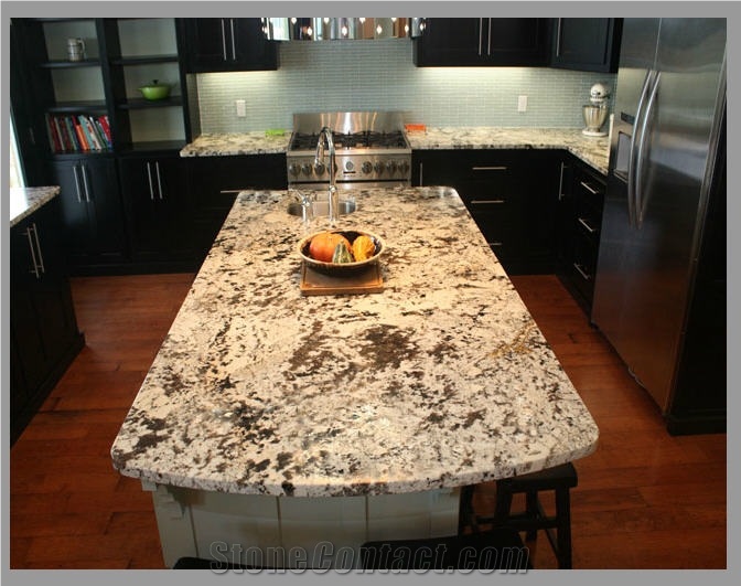 Bianco Antico Granite Kitchen Countertops, White Granite Kitchen Countertops