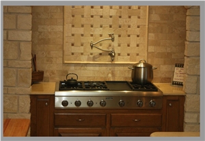 Kitchen Backsplash Designs, Pennsylvania Beige Sandstone