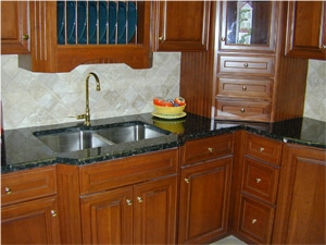 Mariposa Granite Kitchen Countertop, Green Granite Kitchen Countertops
