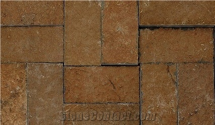 Clay Reddish Color Mountain Stones, Oman Brown Sandstone Slabs & Tiles