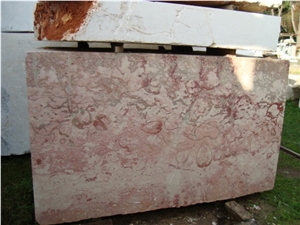 Libeccio Antico Blocks, Italy Pink Limestone
