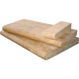 Walnut Travertine Pool Coping, Beige Travertine Pool Coping