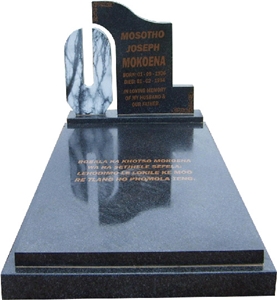 Absolute Black South Africa Granite Monument, Nero Assoluto South Africa Black Granite