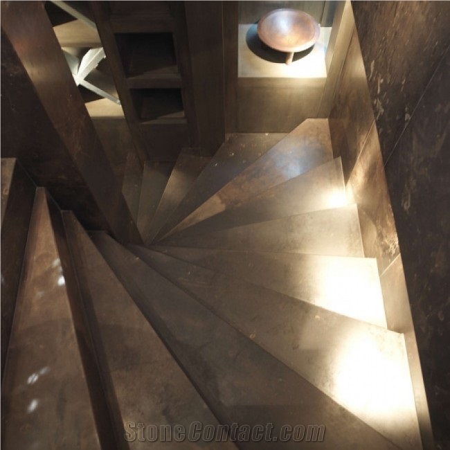 Pierre De Soignies Stairs, Black Limestone Stairs