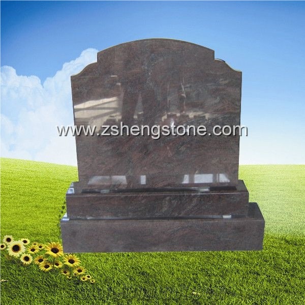 Blue Granite Headstone