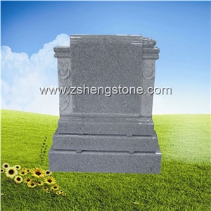 Blue Granite Headstone