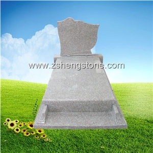 Monumental Items, White Granite Monument