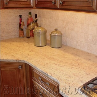 Golden Oak Extra Granite Countertops, Yellow Granite Countertops