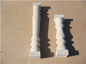 Balustrades with Azeri Limestone, White Limestone Balustrades