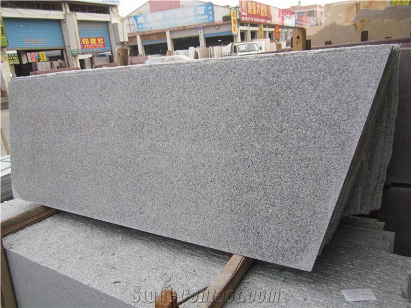 China Grey Polished Slab G603, G603 Slabs Grey Granite