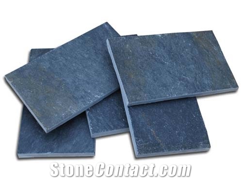 Tiles Blue Slate Slabs Floor Tiles Wall Covering Tiles From Greece