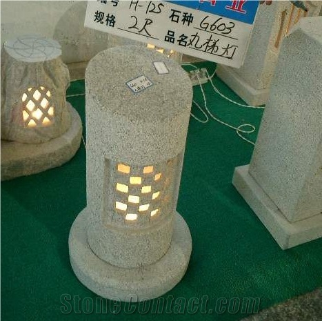 Granite Carved Lantern
