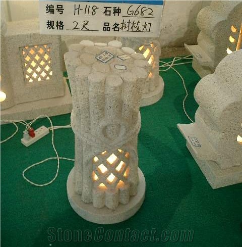 Granite Lantern & Lamp
