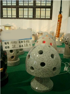 Mushroom Model Granite Lantern