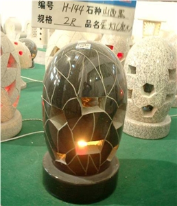 Shanxi Black Granite Lanterns