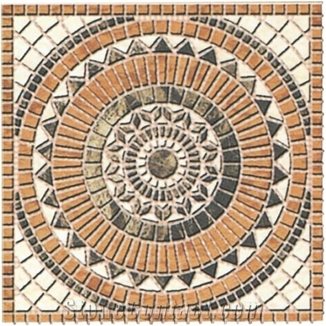 Waterjet Medallion and Mosaic
