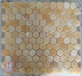 Honey Yellow Onyx Mosaic