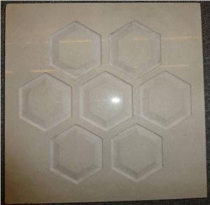 Cheap 3d Cnc Wall, Beige Limestone Wall