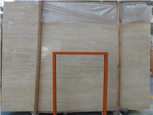 Turkey White Travertine Slab