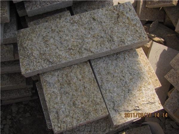 G682 Giallo Garnet Beige Granite Stone Slabs Tile