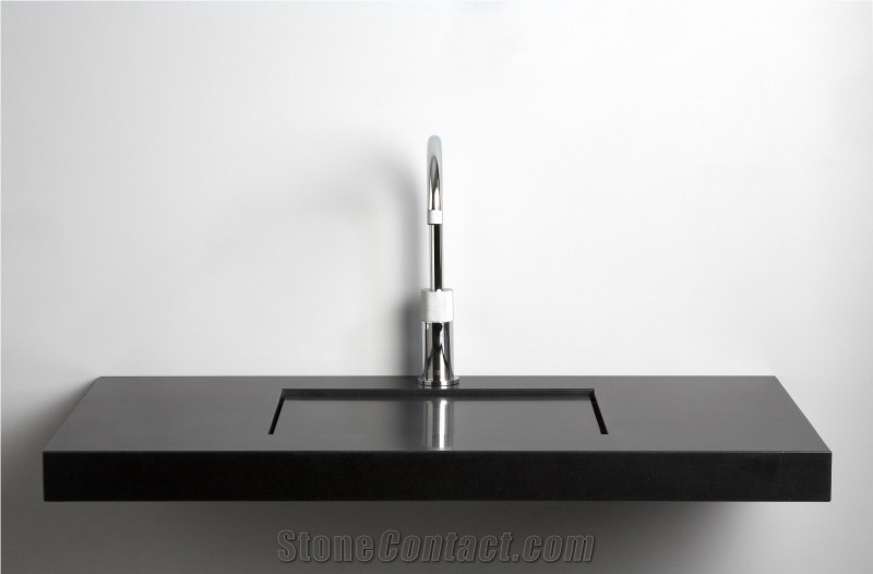 Bathroom Sink, Shanxi Black Granite Sink