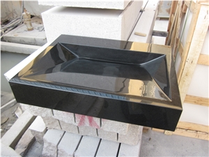 Shanxi Black Sink, China Black Granite Sink