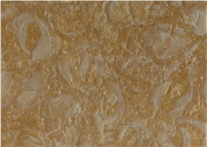 Shells Reef Gold Brushed, Syria Yellow Limestone Slabs & Tiles
