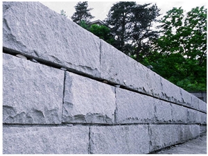 Kuru Grey Helleharju Granite Mushroomed Wall Stone