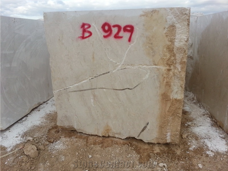 Turkish Botticino Beige Marble Blocks