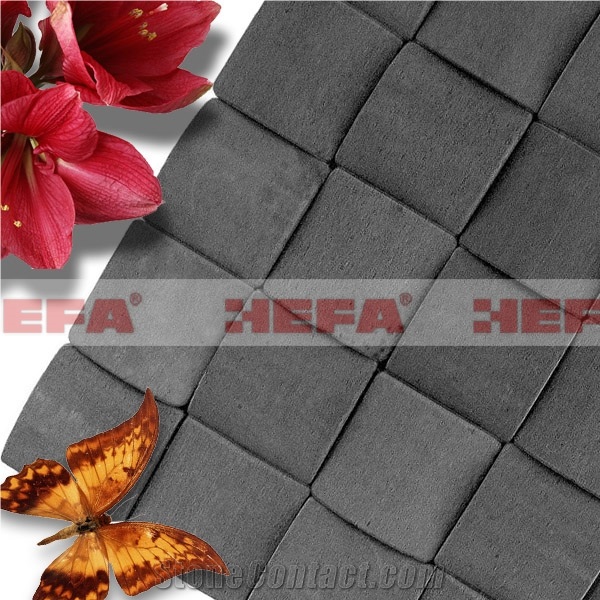 Deep Grey Easy Mosaic Patterns-XMD003A, ,esite Grey Basalt Mosaic Patterns
