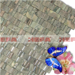 Green Mosaic Tile Patterns-XMD005J4