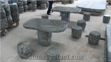 Green&pink Stone Dining Table Designs HFZZ005J4